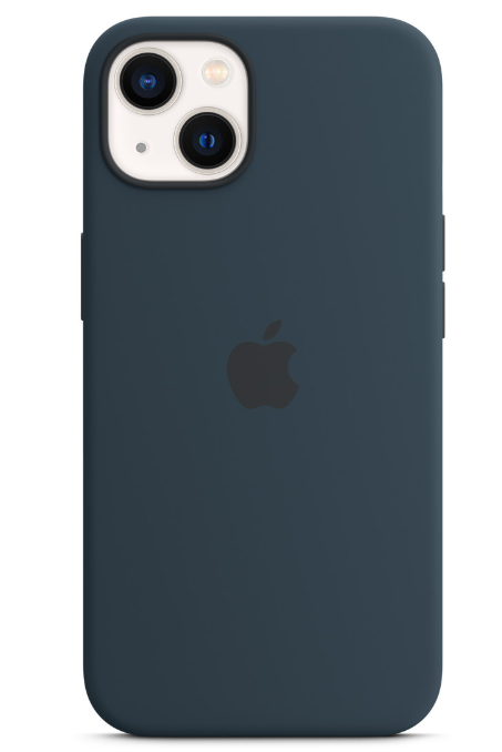 iPhone 13 Silicone Case with MagSafe - Abyss Blue