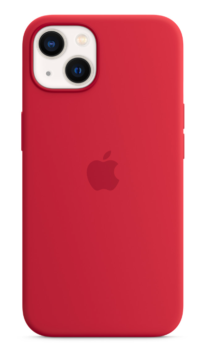 iPhone 13 Silicone Case with MagSafe - (PRODUCT)RED